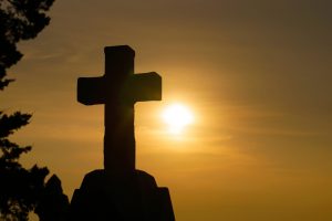 Cross on a rock representing Ignite Faith Niagara