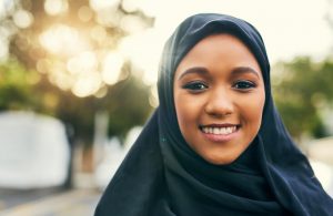 Woman in hijab representing Ignite Faith Niagara