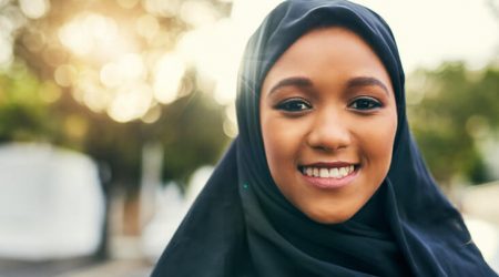 Woman in hijab representing Ignite Faith Niagara